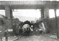 Queens Road Railway Bridge Demolition of Tunnel